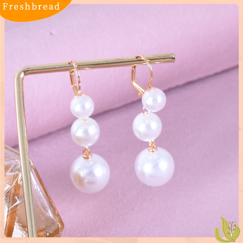 [FRA] Retro French Ball Pearl Earrings Femininitas Rumbai Panjang Selebriti Internet Mode Earrings Earrings