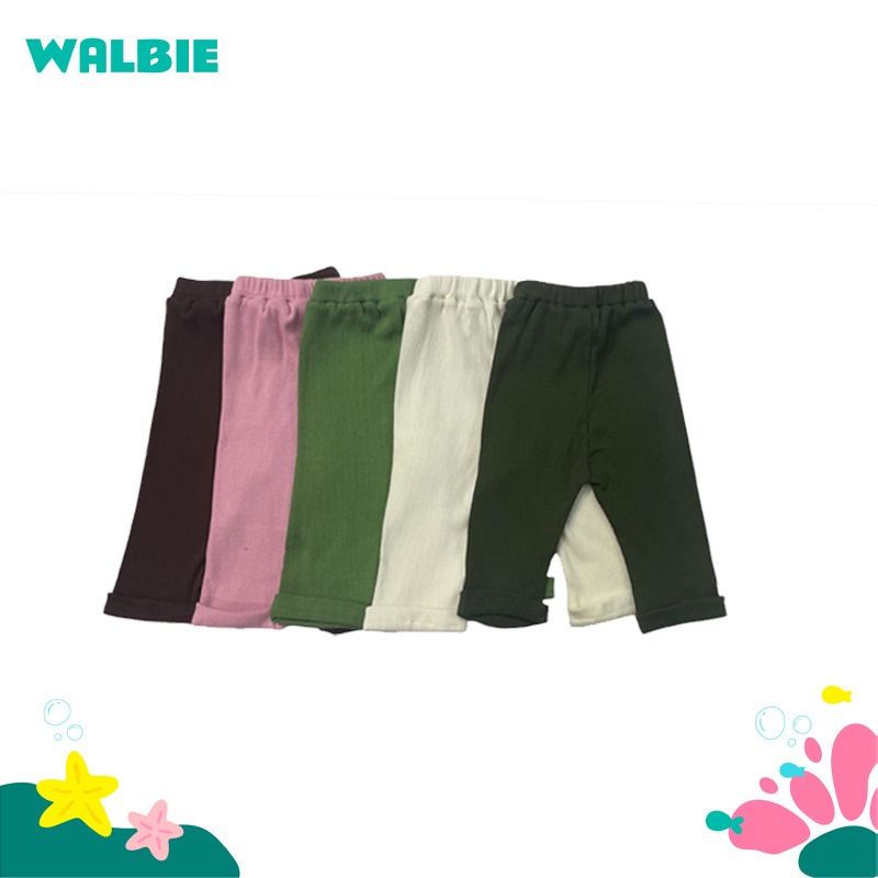 Walbie Celana Panjang Legging CPJ017 Celana Panjang Bayi Bawahan Celana Legging Anak 0 - 3 Tahun Celana Panjang Knit Rajut