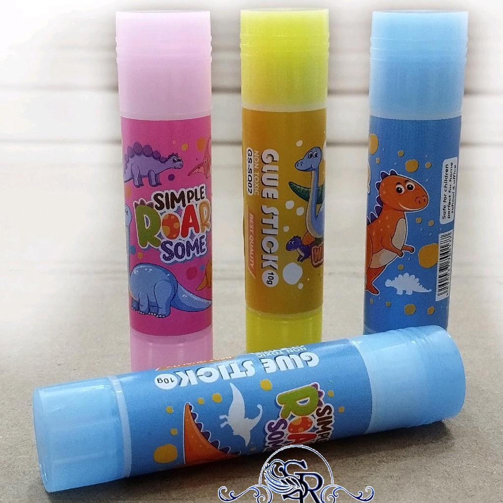 

Lem Glue Stick 10gr Non Toxic [1 Pcs Lem] / Lem Stik Kertas Murah / Lem Batangan Bening Untuk Prakarya Anak GS-