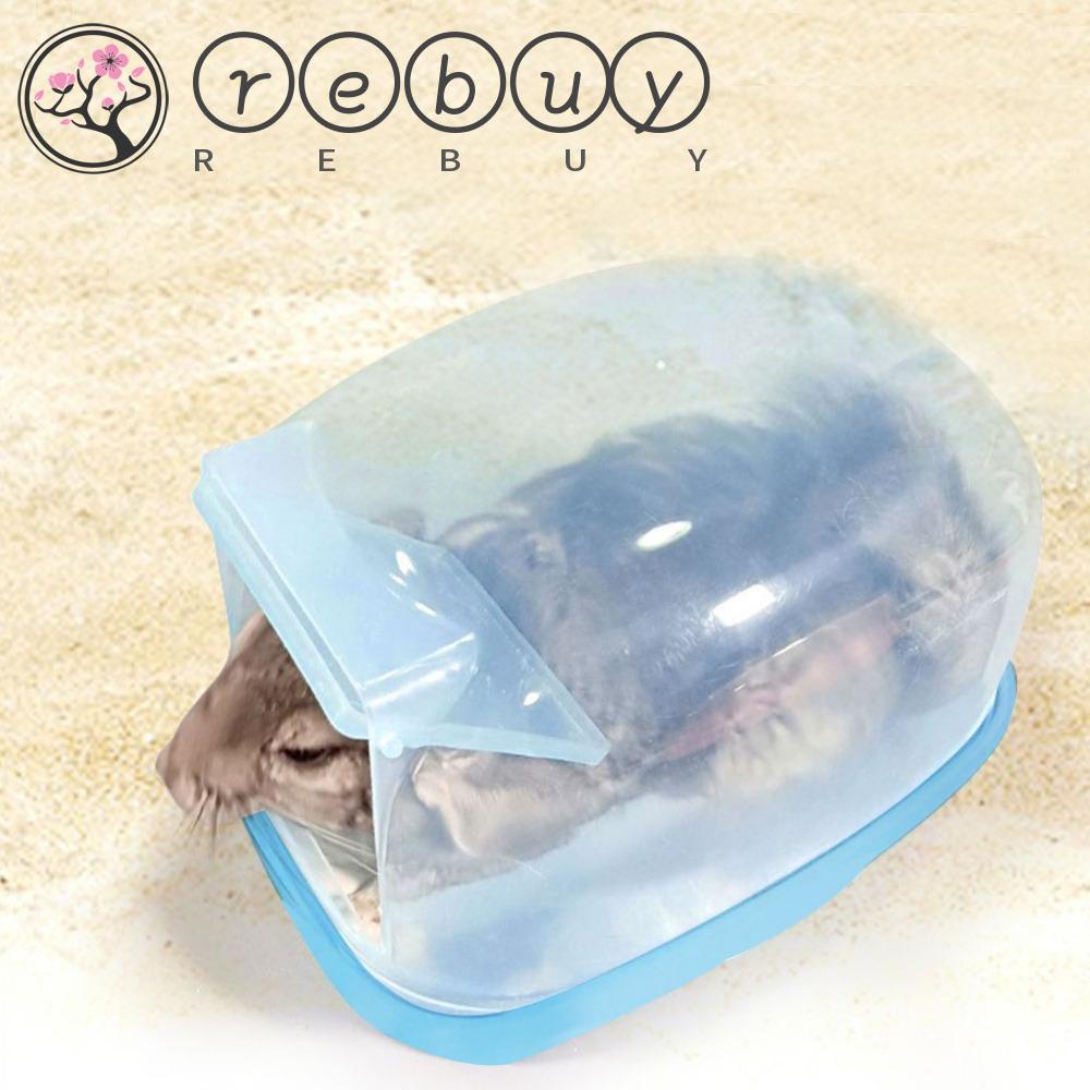 REBUY Rebuy Chinchilla Mandi Kering Kreatif 1PC Portabel Warna-Warni Tahan Debu Tembus Landak Toilet
