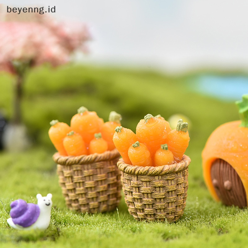 Beyen Patung Hadiah Kelinci Sunmmer Taman Peri Miniatur Kerajinan Resin Landscape ID