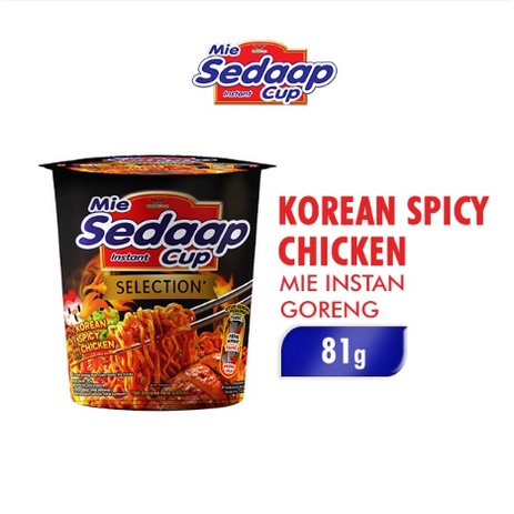 

MIE SEDAAP CUP KOREAN SPICY CHICKEN 81 Gr