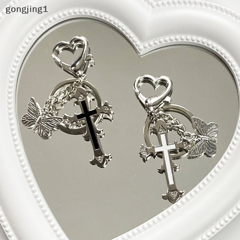 Ggg Harajuku Y2k Gitar Love Hati Bintang Gantungan Kunci Untuk Wanita Manis Keren Trend Fashion Liontin Vintage Aesthetic Aksesoris Hadiah New ID