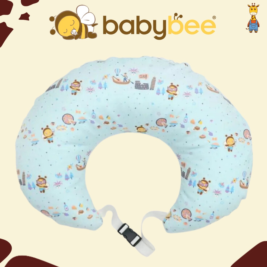 Babybee Nursing Pillow With Case - Bantal Bayi