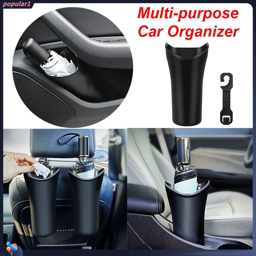 POPULAR Car Organizer Dengan Hook Storage Bucket Kotak Penyimpanan Mobil Cup Tempat Minuman