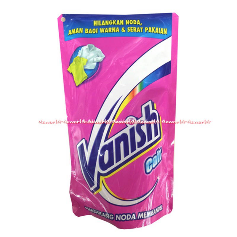 Vanish Refill Vanish Cair 425ml Penghilang Noda Pakaian berwarna Pouch Refil Isi Ulang Plastik Fanish Vanis Refill