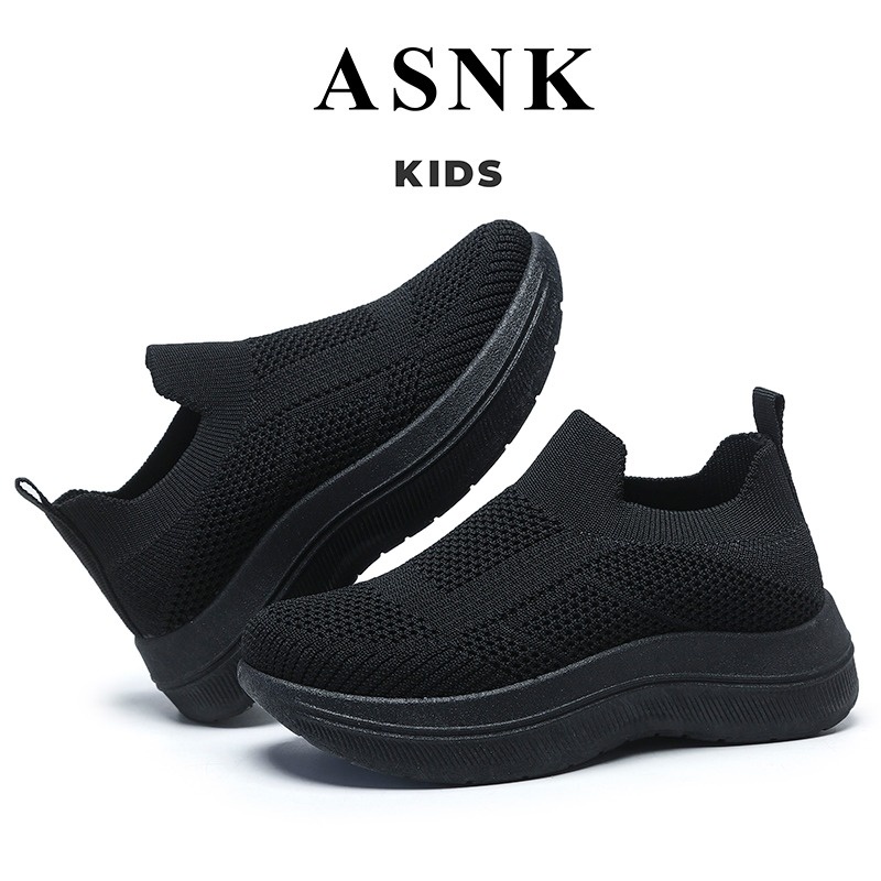 [GROSIR][COD] SEVEN_DAY SEPATU RAJUT SLIP ON ANAK CEWEK COWOK USIA 2-12 THN WM2329 NAVY