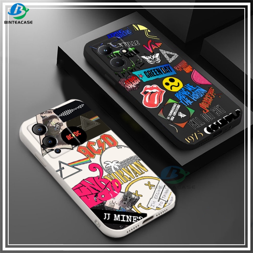 Infinix Hot 30i Note 12 G96 12 2023 12 Pro Hot 20S Note 11 Smart 7 Smart 6 Smart 5 Hot 11S NFC Hot 12 11 10 9 Play Hot 10S Hot 10T Fashion Tag Casing Silikon Lembut Binteacase