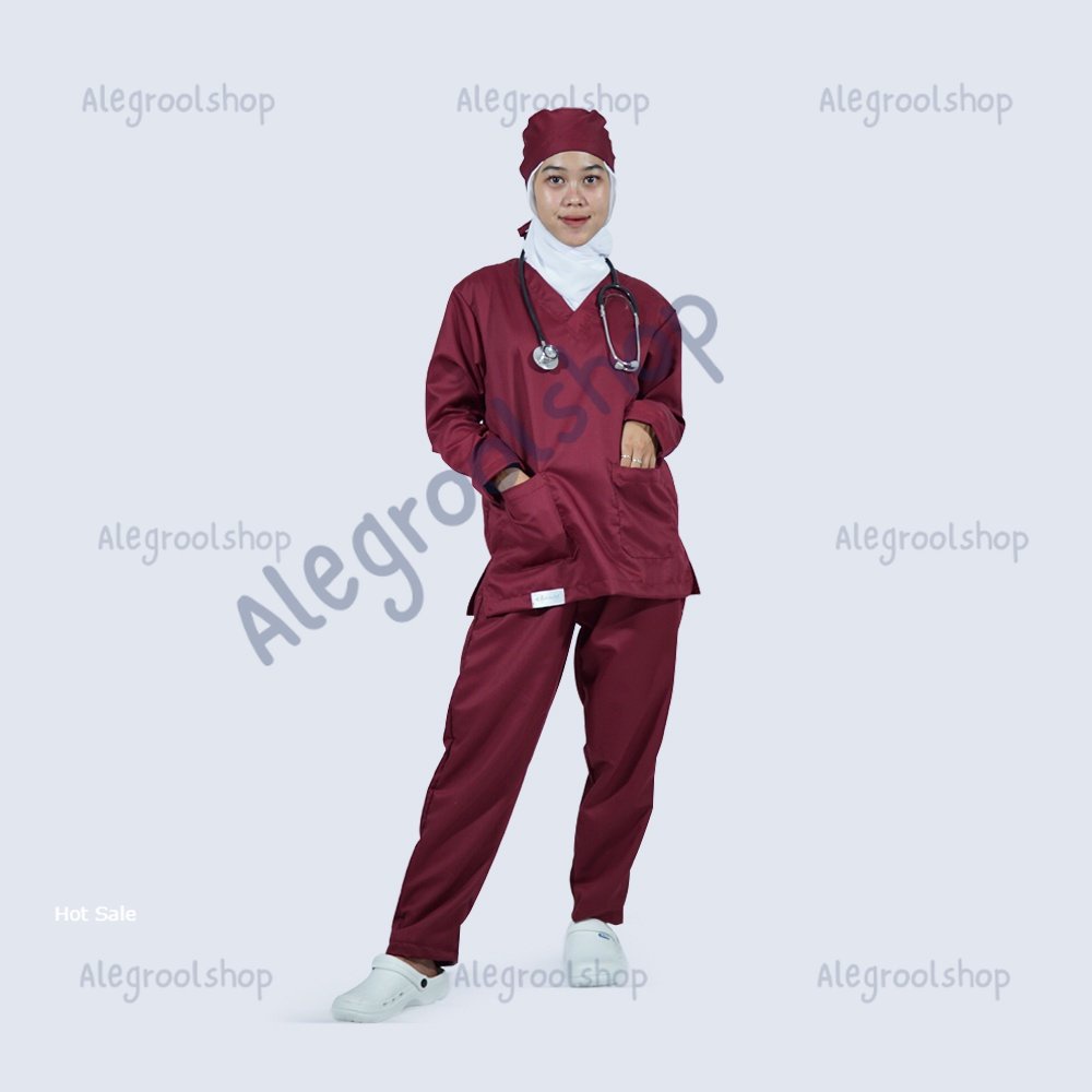 Doctor Scrub's Set Baju OK Lengan Panjang/pendek BIG SIZE 'Cito Series'