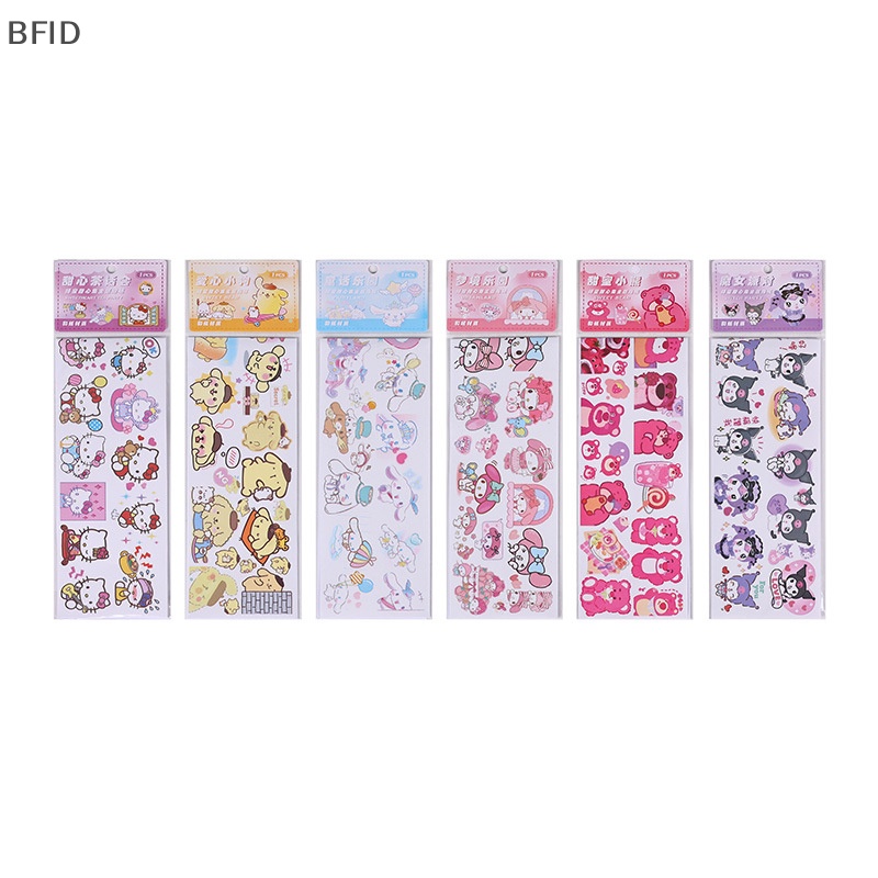 [BFID] Kawaii Sanrio Stiker Kuromi Cinnamoroll Anime Lucu Ponsel Case Pensil Case Dekorasi Aksesoris Mainan Bayi Untuk Anak Perempuan [ID]