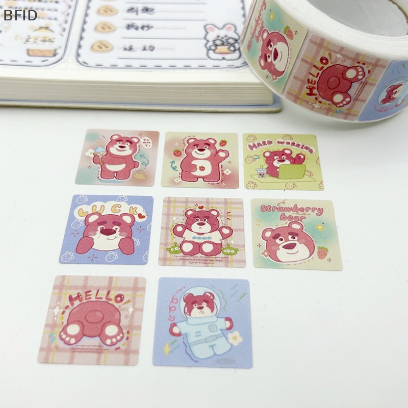 [BFID] 500lembar/roll Stiker Sanrio Baru Kartun Lucu Anak Lucu Reward Stiker Hadiah Dekorasi Stiker Hewan Kecil Series [ID]