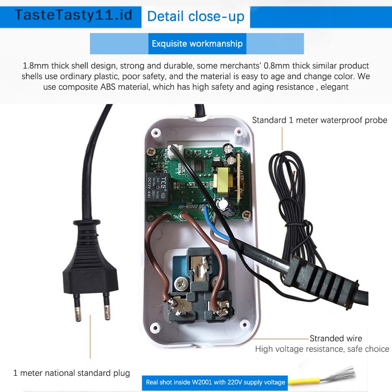 Toserbaaste stelanasty alfin-1001 -motifhermostat alfinigital alfinemperature stapelpengontroler alfinutlet alfinutlet.