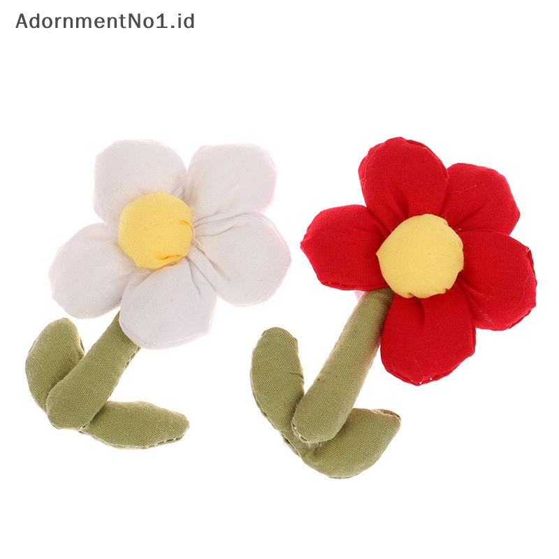 [AdornmentNo1] Kain katun-isi lima-petal bunga lucu mewah bunga kecil buatan tangan Diy jepit rambut aksesoris pakaian