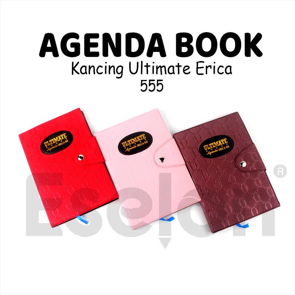 

Agenda Kulit Erica + Kancing ULTIMATE 555 / Agenda Branded A5