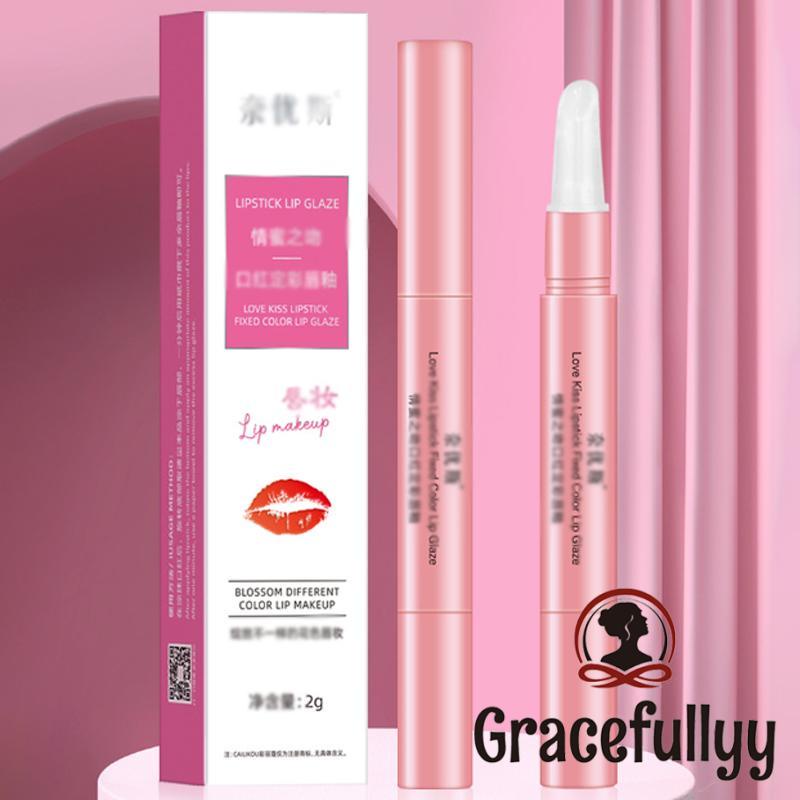 [COD]Lip Coat Moisturizing Lipstick Raincoat Fixed Lipstick Color Lip Care Waterproof Lip Glaze Long Lasting-GY