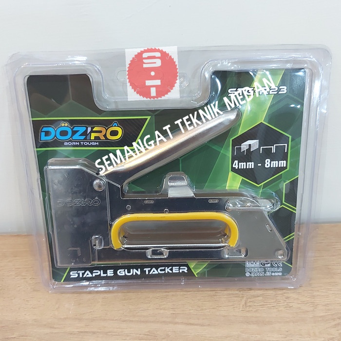

Murah STAPLES HEKTER GUN TACKER TEMBAK MANUAL GUN TACKER R23 RAPIDE DOZIRO GVX569