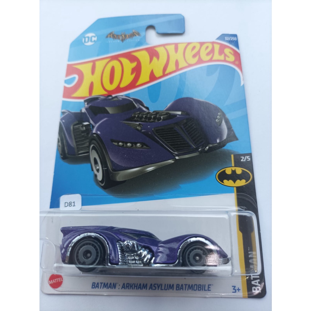 Hot Wheels - Batman Arkham Asylum Batmobile Blue DC Batman Arkham Knight