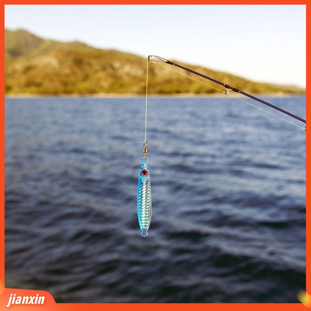 (In Stock) 30g Umpan Palsu Logam Lempar Jauh Reflektif Anti Deformasi Umpan Jigging Pancing Fishing Tackle
