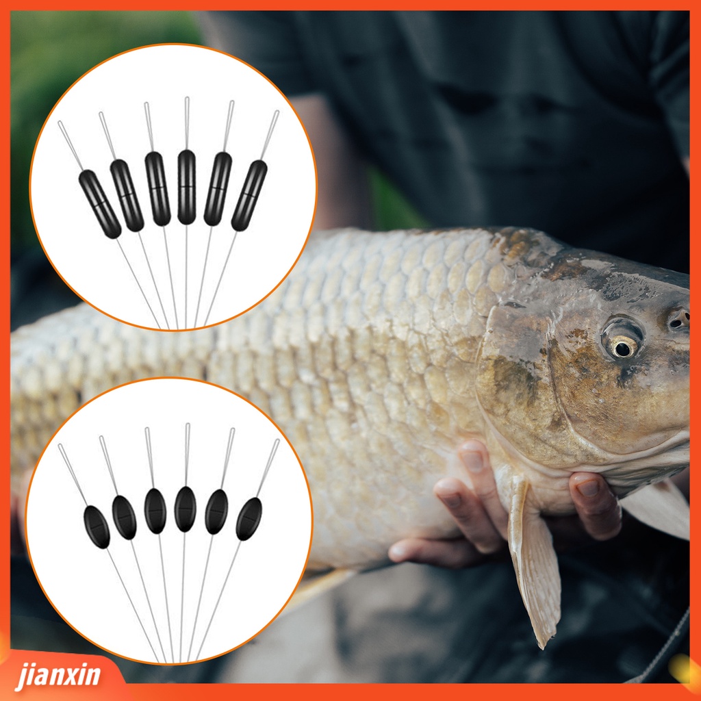 (In Stock) 100grup Bobber Pancing Oval Karet Ikan Kacang Stopper Space Beans Float Sea Carp Accessories Fly Fishing Accessories