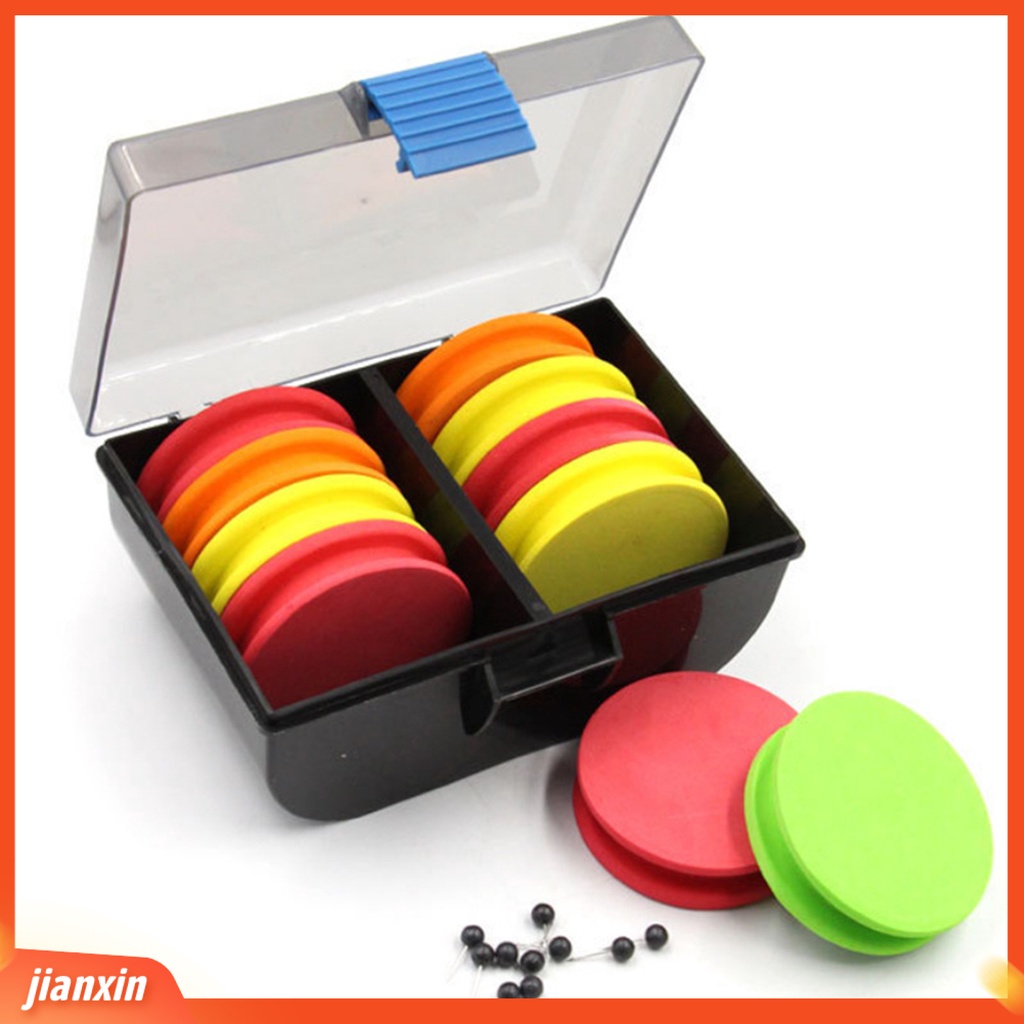 (In Stock) 1set Spool Garis Busa Warna Cerah Ukuran Kompak Ultralight Density Tinggi Dengan Kotak Penyimpanan Spool Busa EVA Serbaguna Tempat Pancing Perlengkapan Memancing