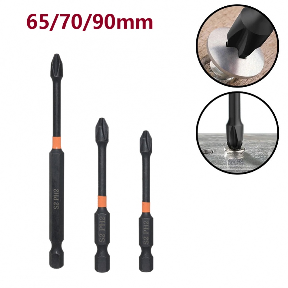 Mata Obeng Screwdriver Bit65 70 90mm Mata Obeng Cross Baja Alloy