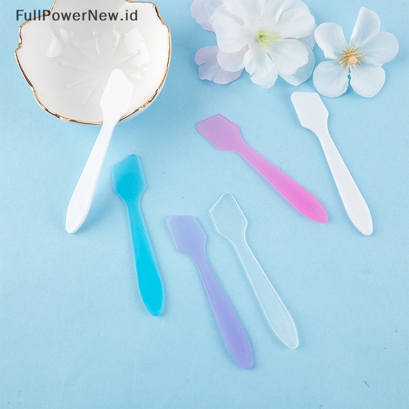 Power 10pcs Spatula Kosmetik Mini Sendok Krim Wajah Makeup Masker Campur Sendok Beauty ID