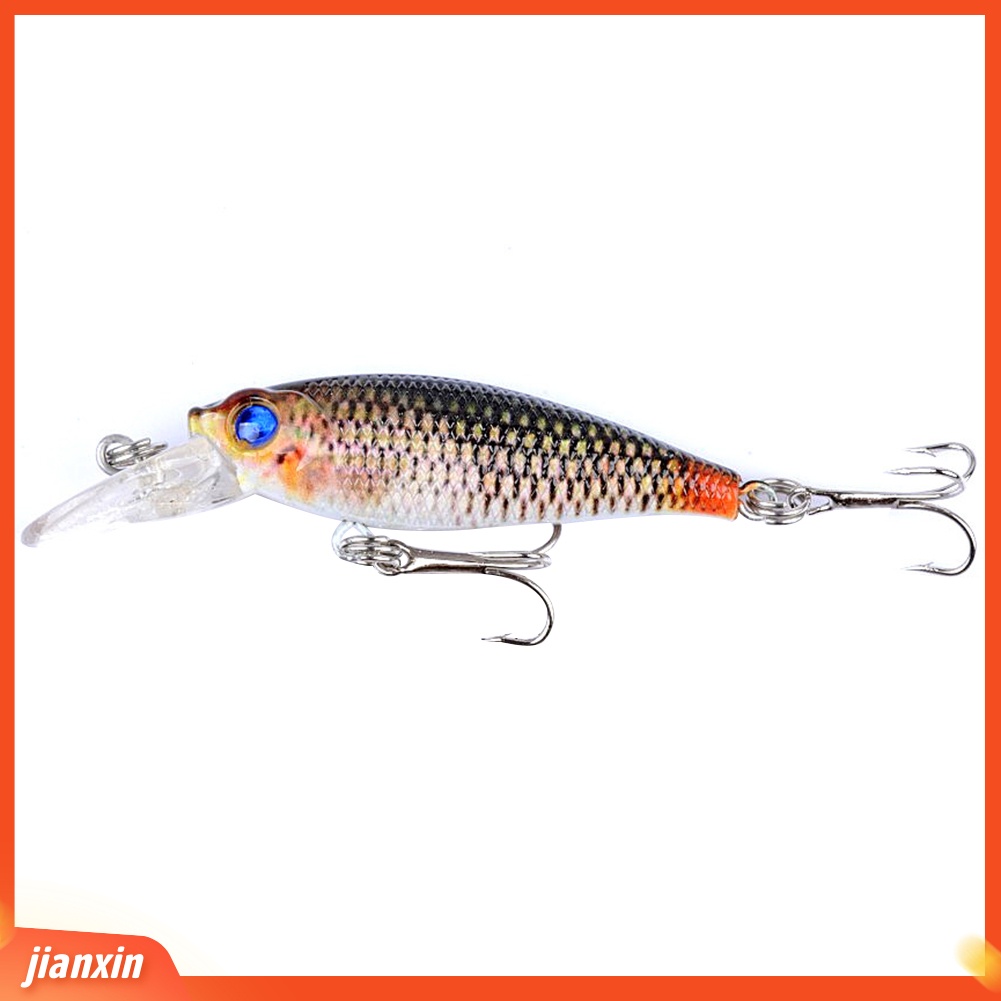 (In Stock) 3D Simulasi Mata Bionic Ikan Memancing Umpan Keras Pelampung Popper Hooks Umpan Alat