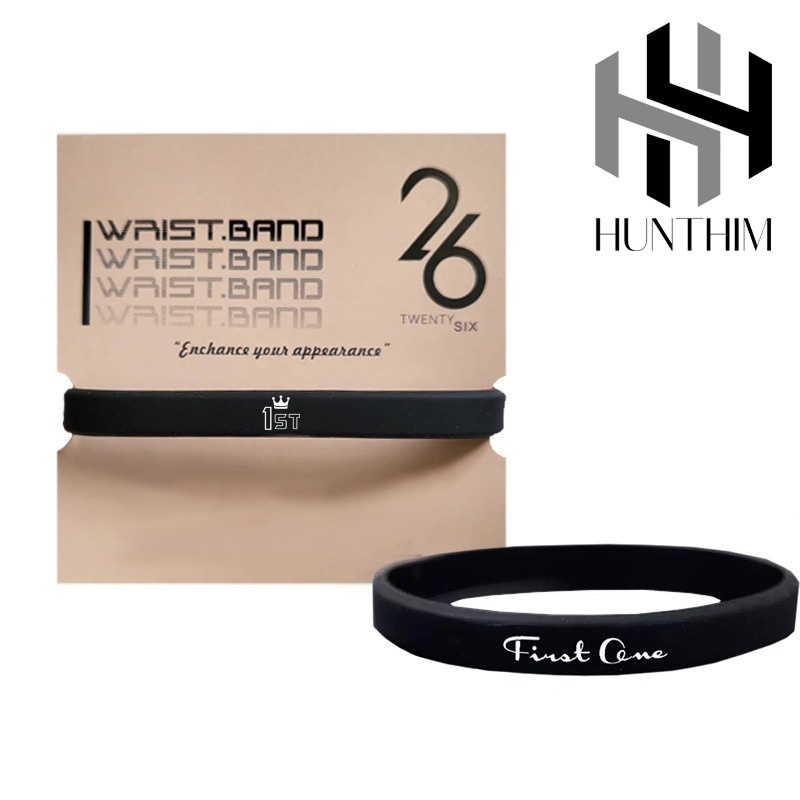 GELANG TANGAN PRIA rubber HH F1 BLACK