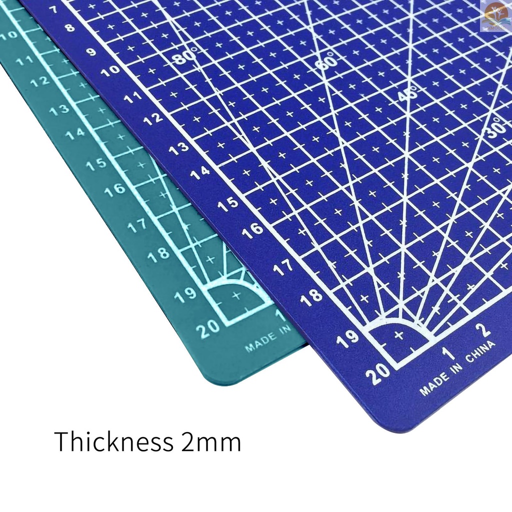 In Stock A5 Alas Pemotong Satu Sisi Cutting Board Cut Pad DIY Alat Dengan Garis Grid Bening Sudut Untuk Proyek Scrapbooking Art Dan Craft