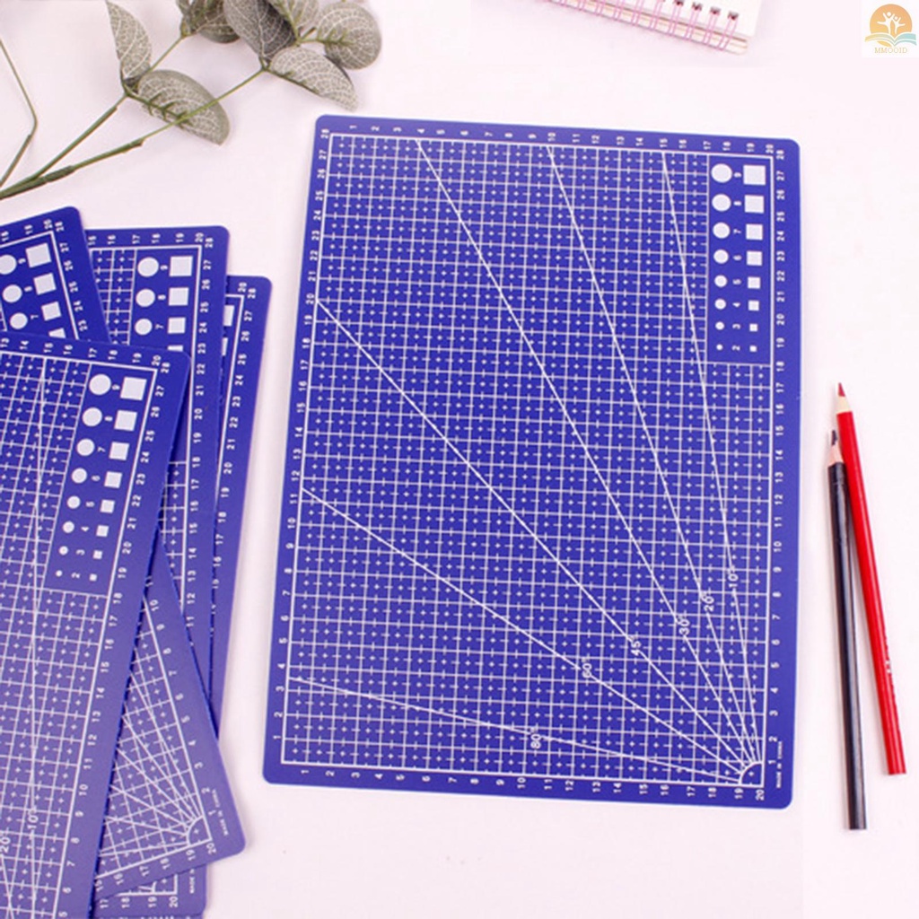 In Stock A5 Alas Pemotong Satu Sisi Cutting Board Cut Pad DIY Alat Dengan Garis Grid Bening Sudut Untuk Proyek Scrapbooking Art Dan Craft