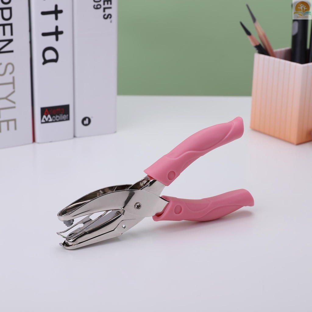 In Stock tenwin Handheld One-Hole Punch Single Hole Puncher Heavy Duty Kapasitas 8lembar Untuk Binder Notebook Craft Kertas Kartu Ucapan Scrapbook