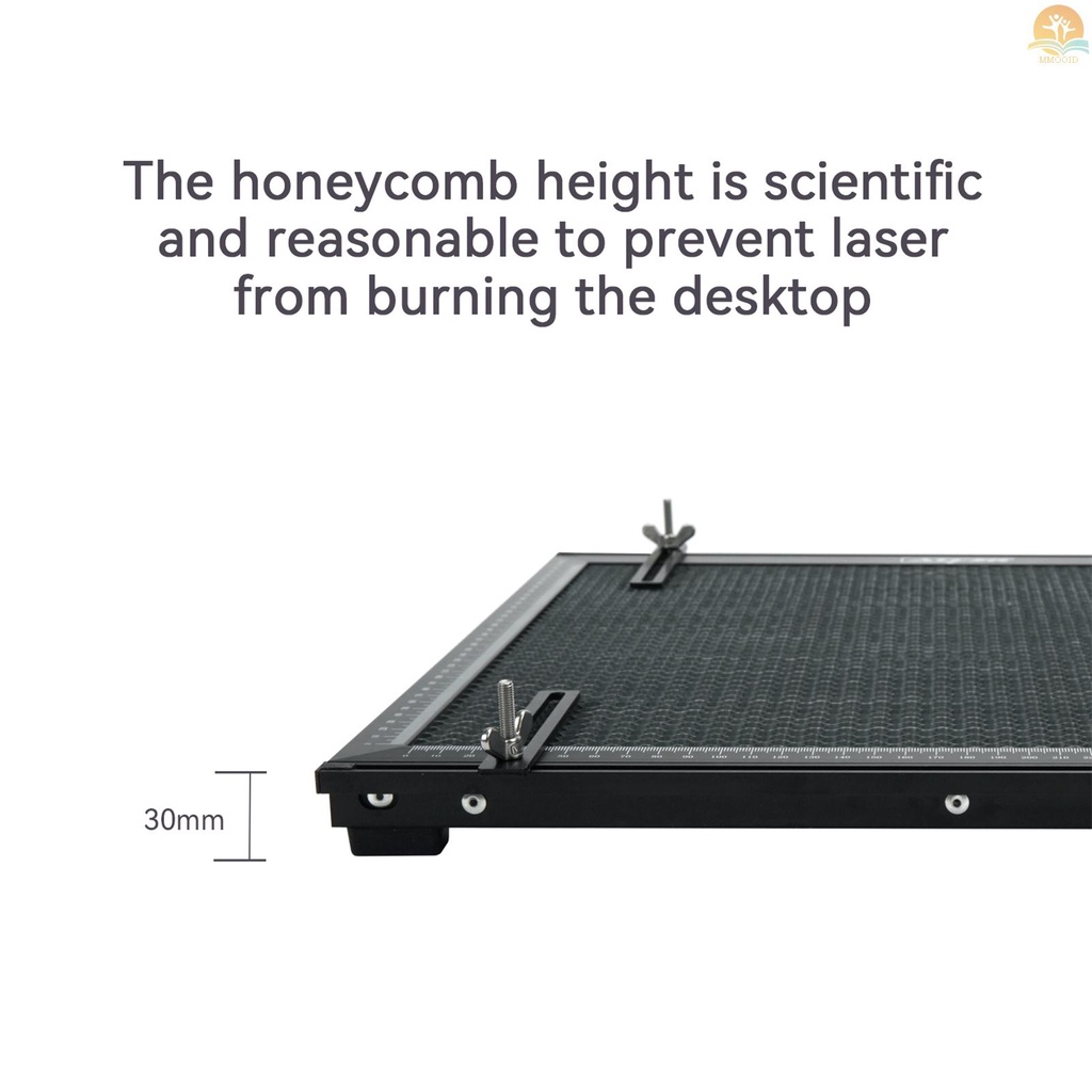 In Stock ATOMSTACK F2 Laser Cutting Honeycomb Meja Kerja Semua-metal Struktur Steel Panel Board Platform Dengan Pengukuran 400x400mm Area Kerja Meja Disipasi Panas Cepat-protecti