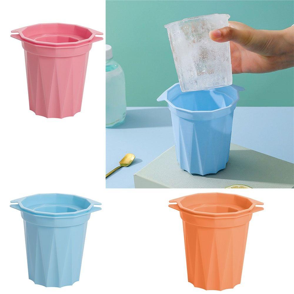 【 ELEGANT 】 Cetakan Es Cetakan Ice Cup Tebal Alat Minum Kokoh Cepat Multicolor Untuk Pesta