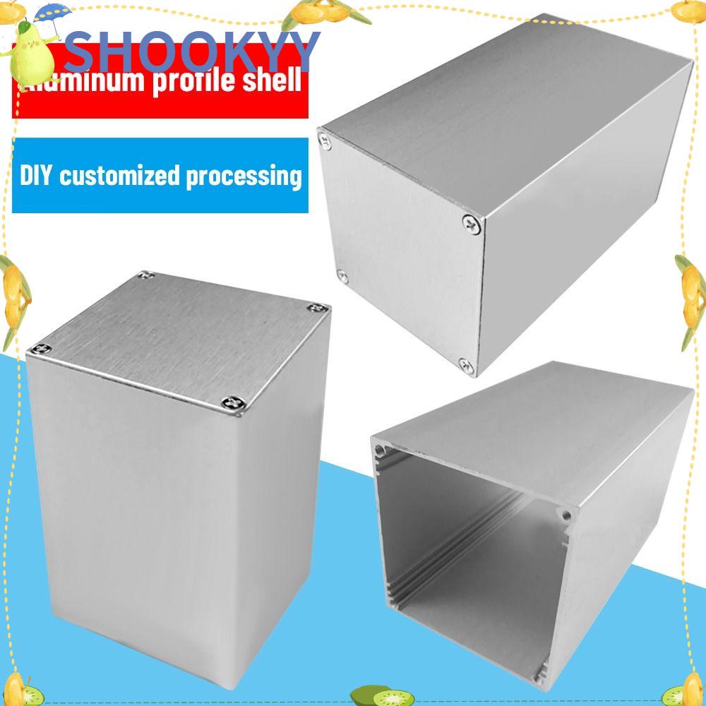 CHOOKYY Circuit Board Shell Aluminium Shielding Box 100*56*56mm Kotak Proyek Elektronik