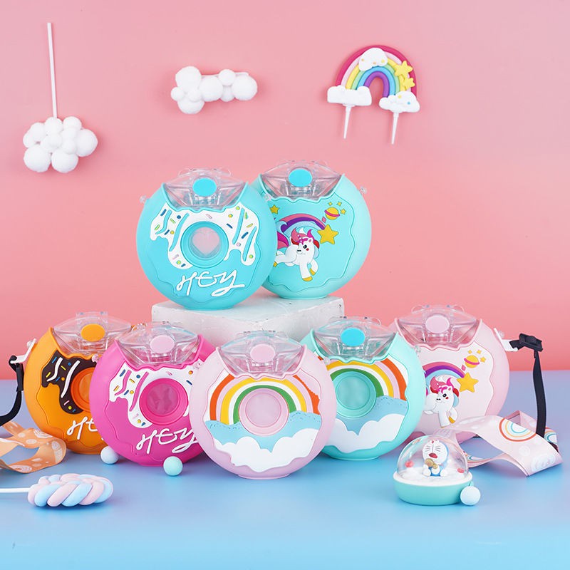 Botol Minum Anak Donat Karakter Dinosaurus BPA Free-BMS1402/3501/0306