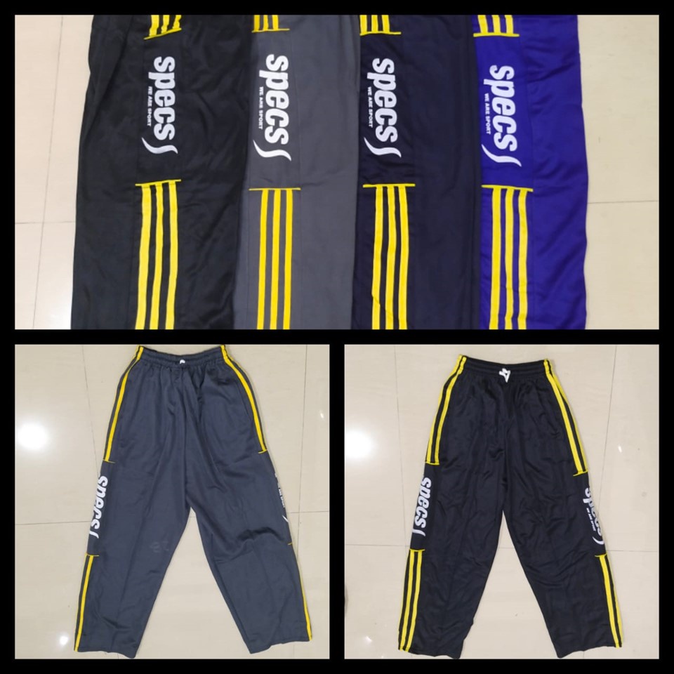 Celana training saku resleting L - XL -XXL standar pria wanita/kolor jumbo big size/trining/treneng/