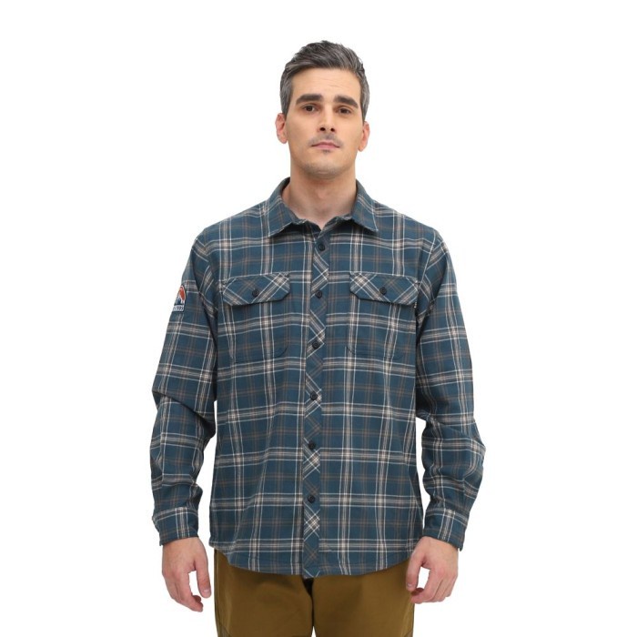 Kemeja Eiger Flanel CASTELLON SHIRT 2.0 F1 91000 8042 Original Cowok