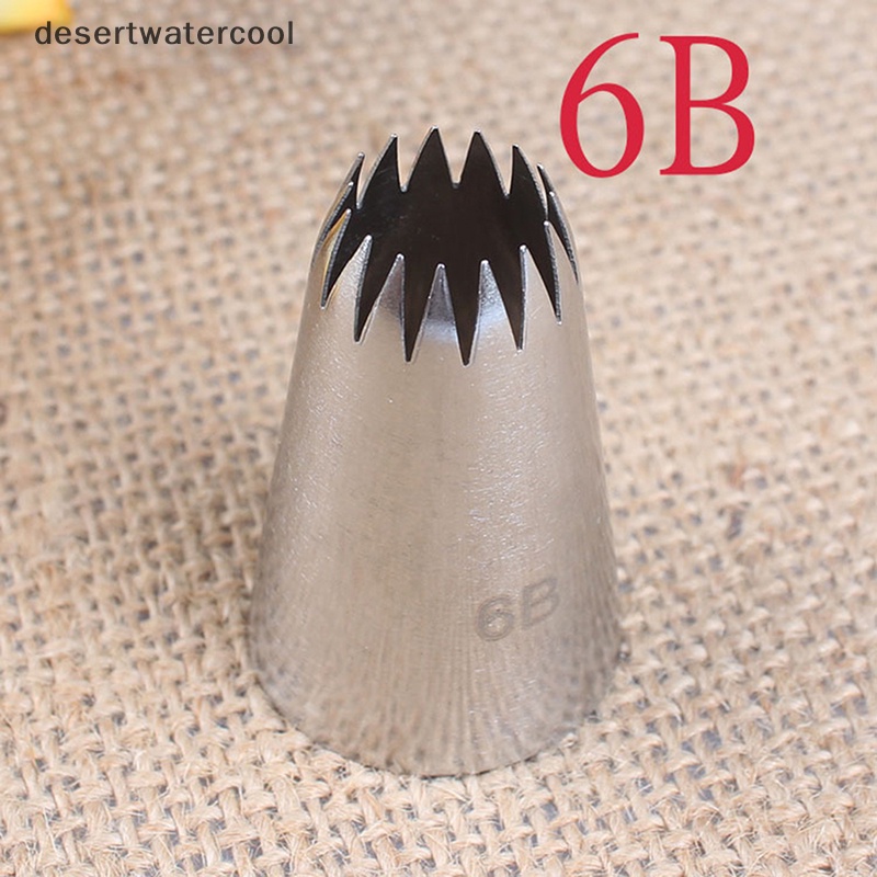 Deid 6B Stainless Steel Icing Nozzle Dekorasi Tip Kue Baking Pastry Decor Martijn