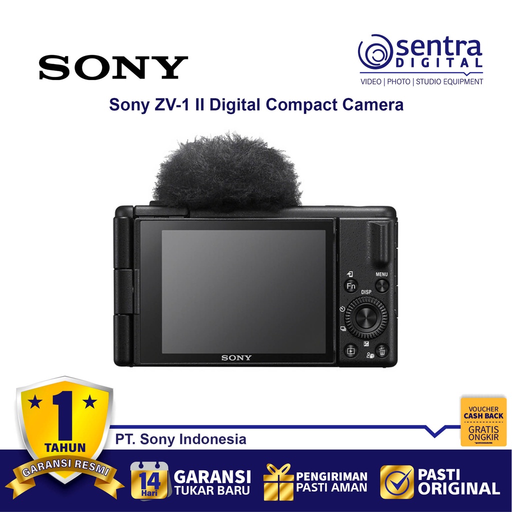 Sony ZV-1 II /  ZV1 Mark 2 Digital Compact Pocket Camera