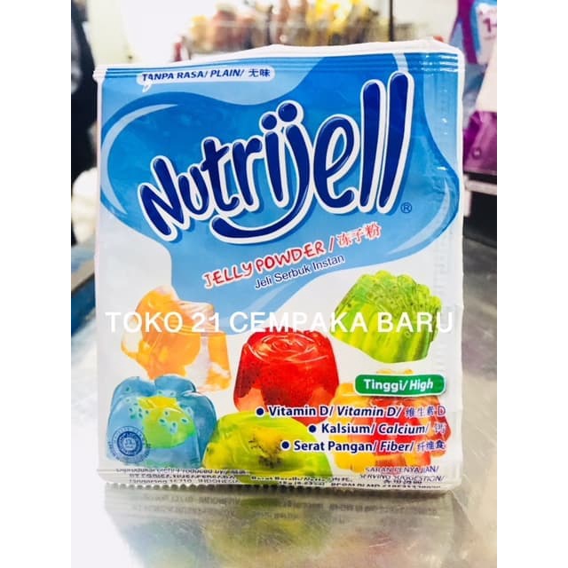 

Nutrijell TANPA RASA PLAIN 1 PCS | Agar Agar Jelly Nutrijell Nutrijel Plain