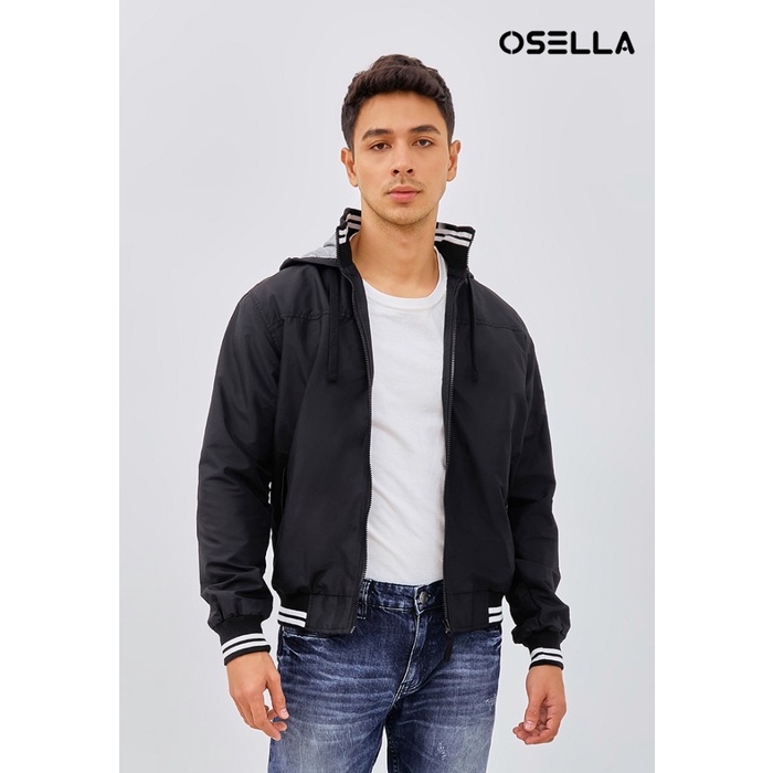 Osella - Jaket Pria Warna Hitam 2061300343