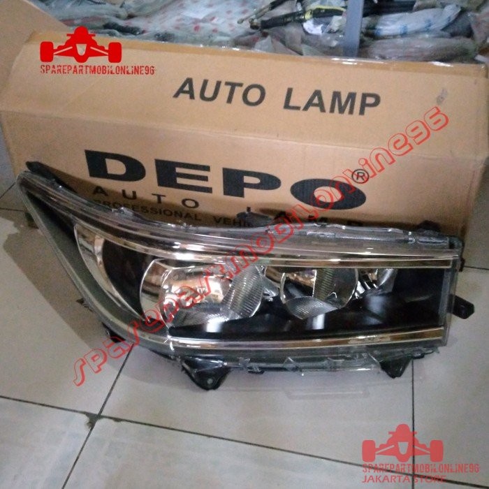 Head Lamp lampu Depan Toyota Innova Reborn 2016 2017 Standard DEPO