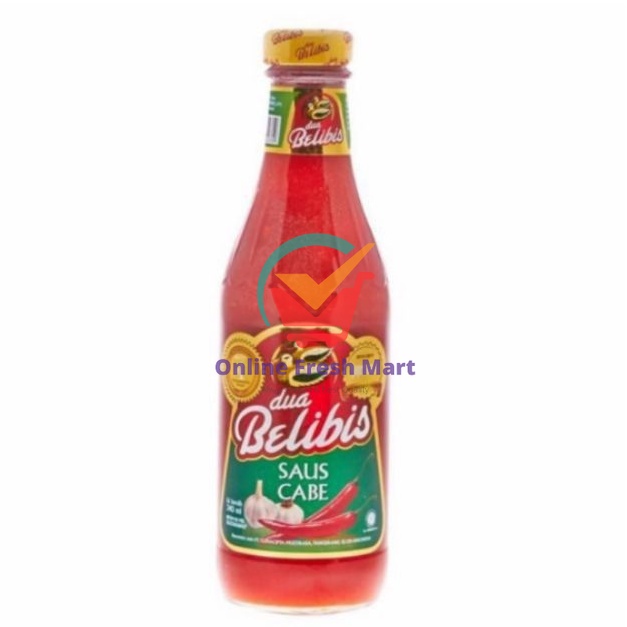 

(kirim instant) Dua belibis Saus Cabe botol kaca 340ml - Online Fresh Mart Denpasar