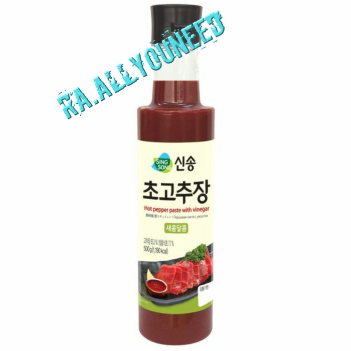 

Saus cabe kedelai cuka Sing Song hot pepper paste with vinegar 500g