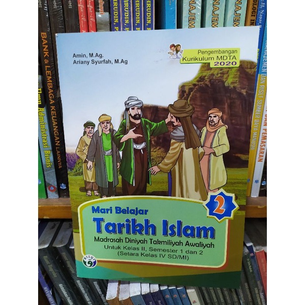 Buku MDTA Mari Belajar Tarikh Islam Kelas 1,2,3,4 Kurikulum MDTA 2020 penerbit Rizqi