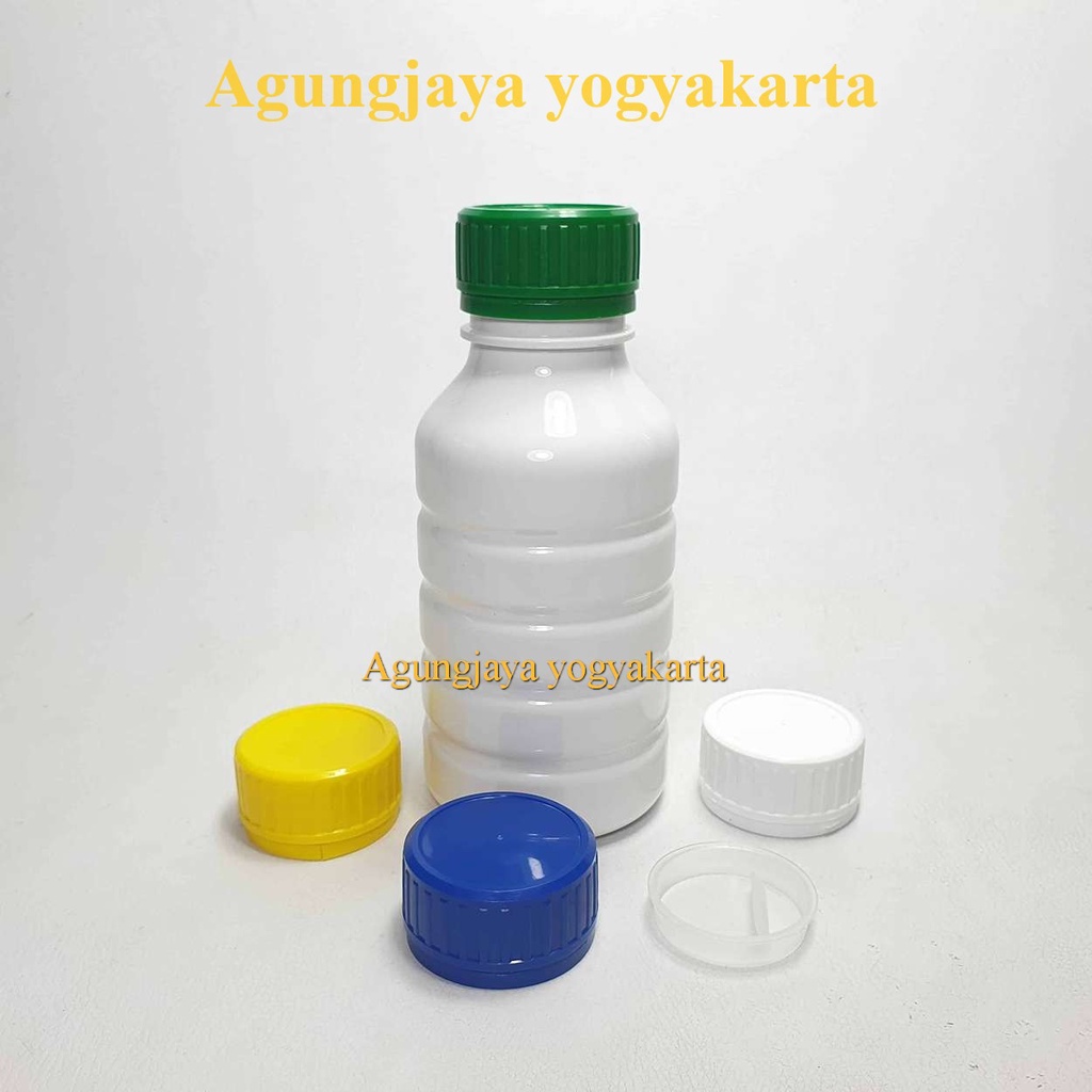 Botol Pupuk Cair PS 500 ml Putih Segel Kecil / Botol Plastik / Botol Pupuk / Botol Pupuk Putih / Bot