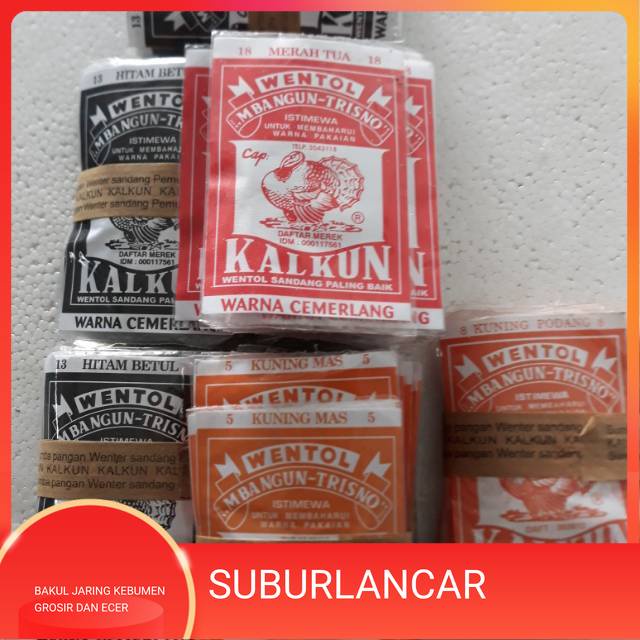 PEWARNA PAKAIAN tekstil wenter cap kalkun bagus