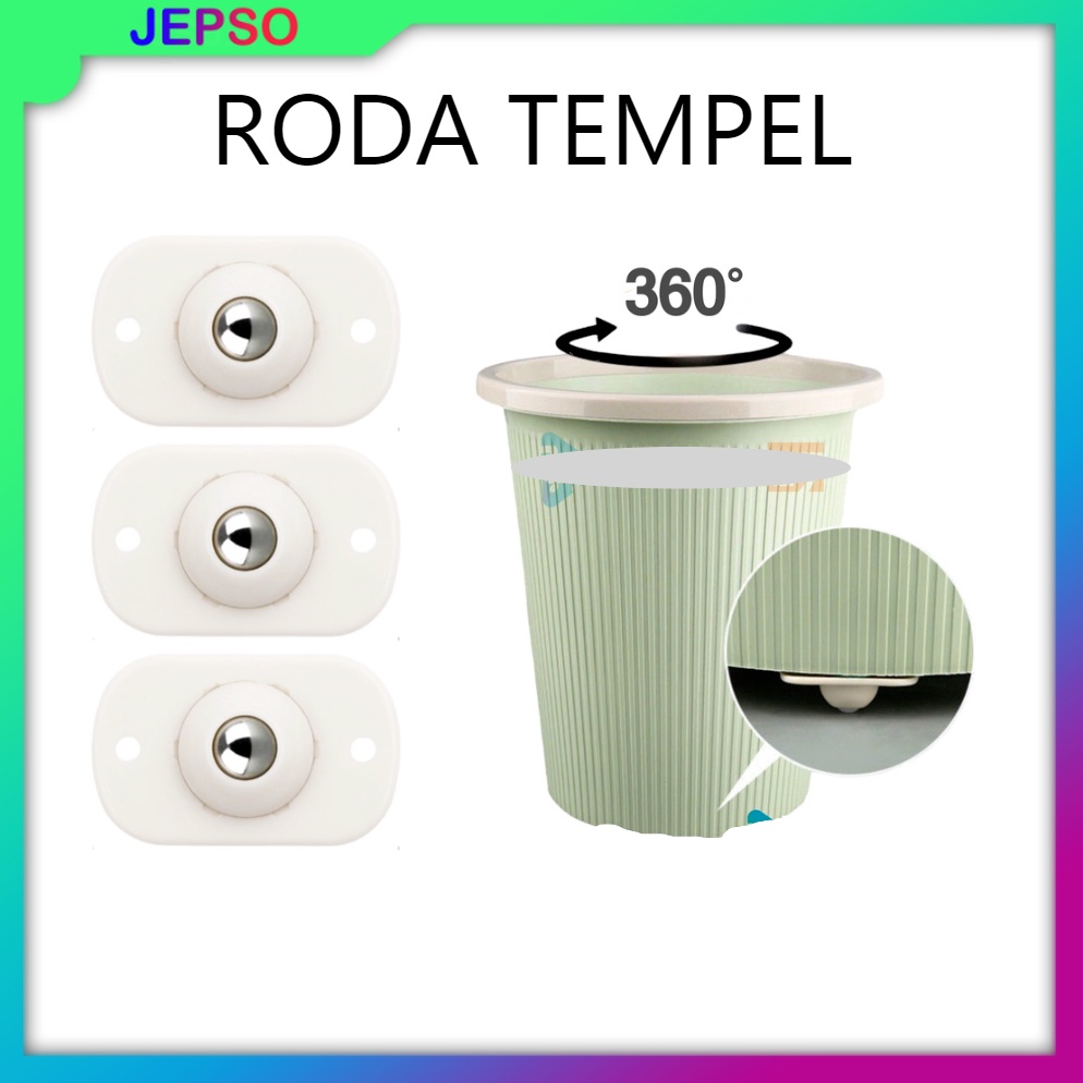 Roda Tempel Stainless 360° / Roda Tempel Serbaguna Furniture Storage / Roda Meja alat geser tempat s
