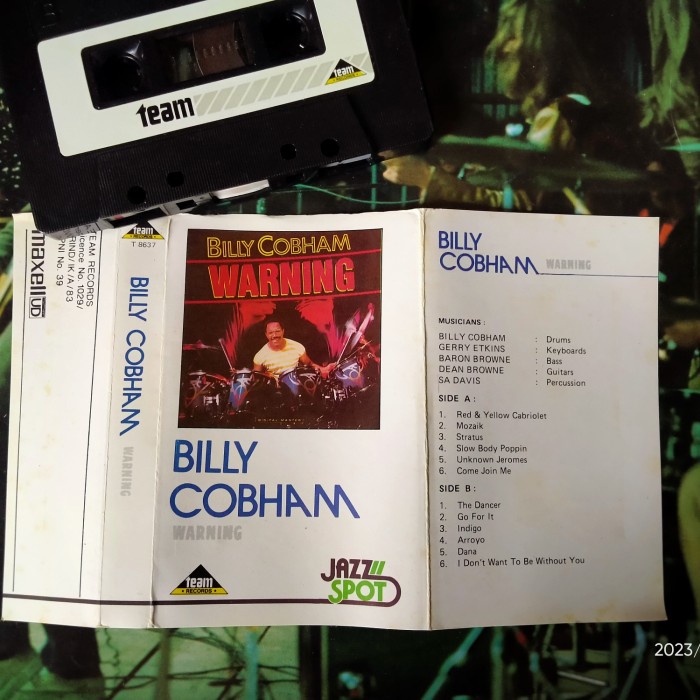 KASET BILLY COBHAM WARNING TEAM JAZZ SPOT
