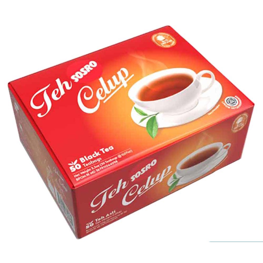 

SOSRO Teh Celup Hitam 50 Kantung Celup